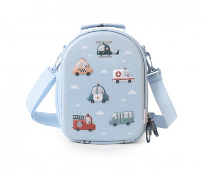 Bolsa Merienda T��rmica 3D Ciudad-Coches Personalizable